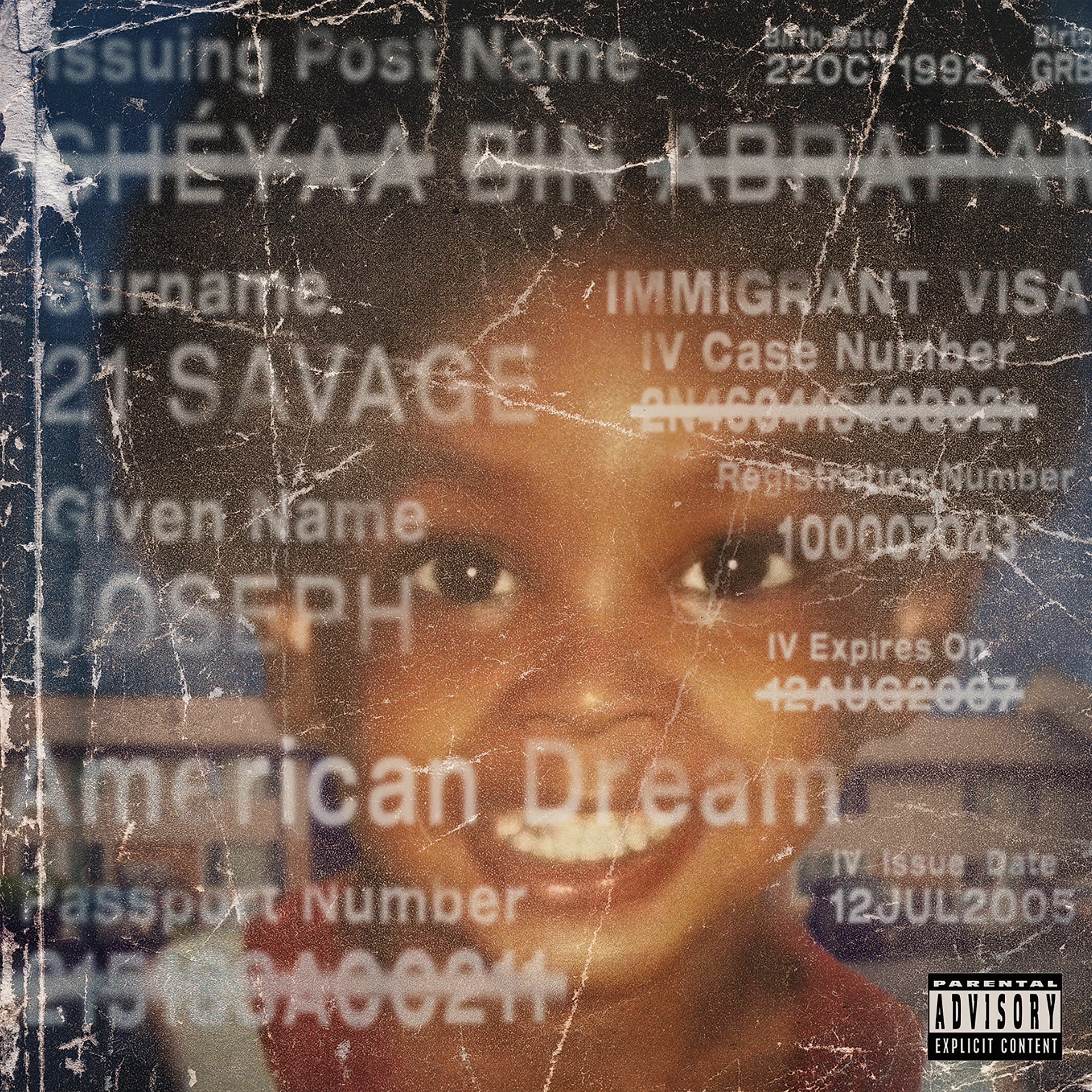 Image of Artwork for 21 Savage's american dream (CD)